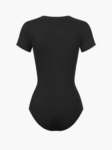 Body 'Crew Neck T-Shirt Bodysuit' cfab (formerly creamy fabrics) en noir