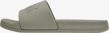 Claquettes / Tongs 'Kubota Women's Slip-On Light Green Basic Plain Pool Slides' Kubota en beige : devant