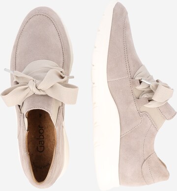 GABOR Lace-Up Shoes in Beige