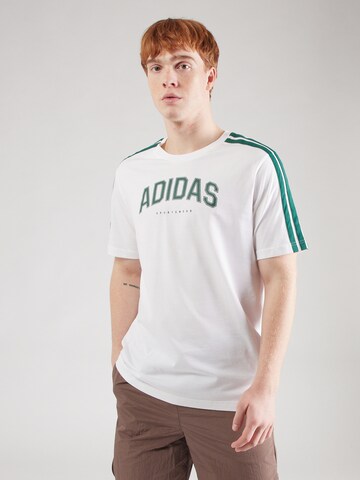 Maglia funzionale 'Colleg' di ADIDAS SPORTSWEAR in bianco: frontale
