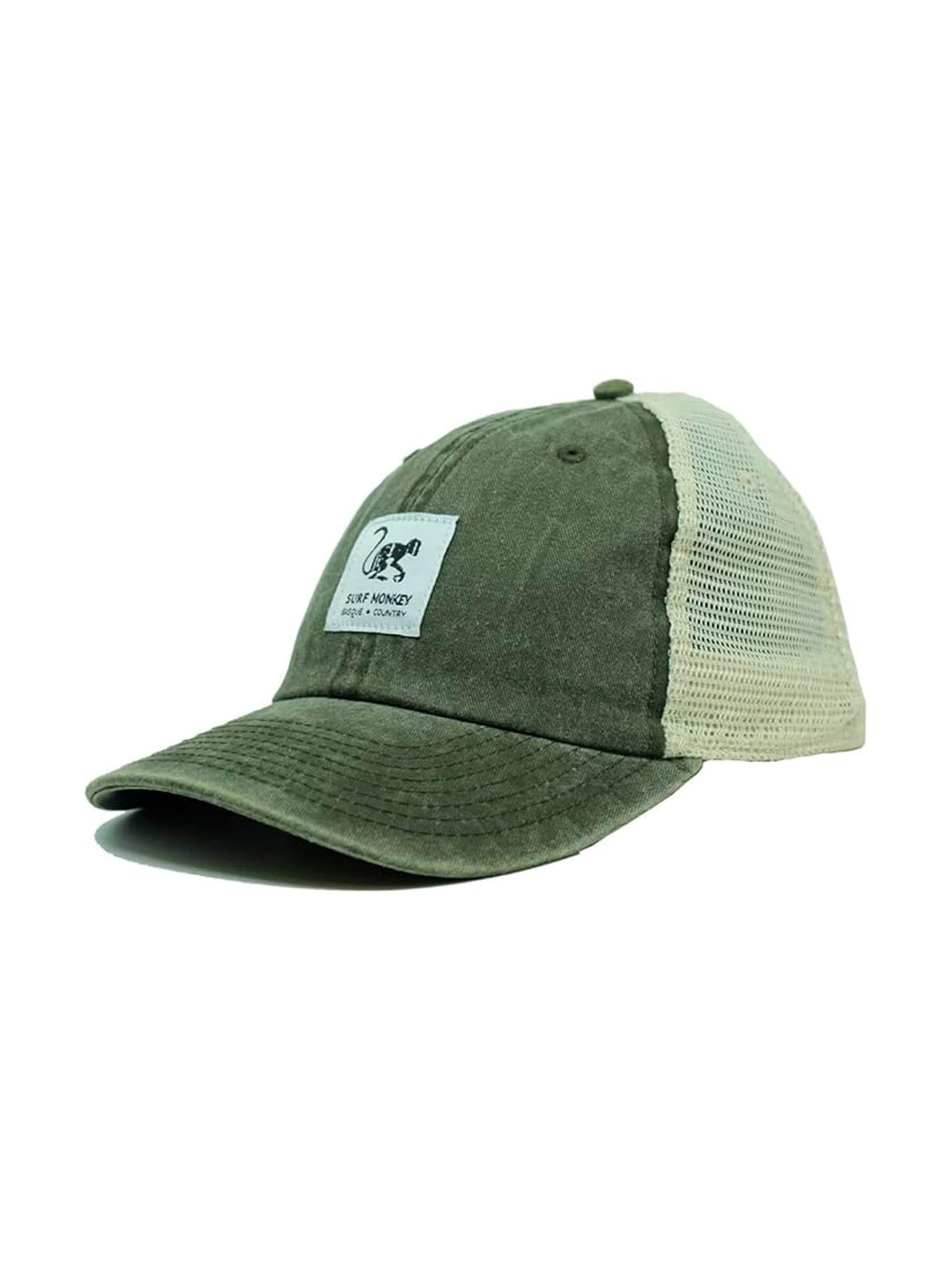 Surf Monkey - Gorra deportiva en verde: frente