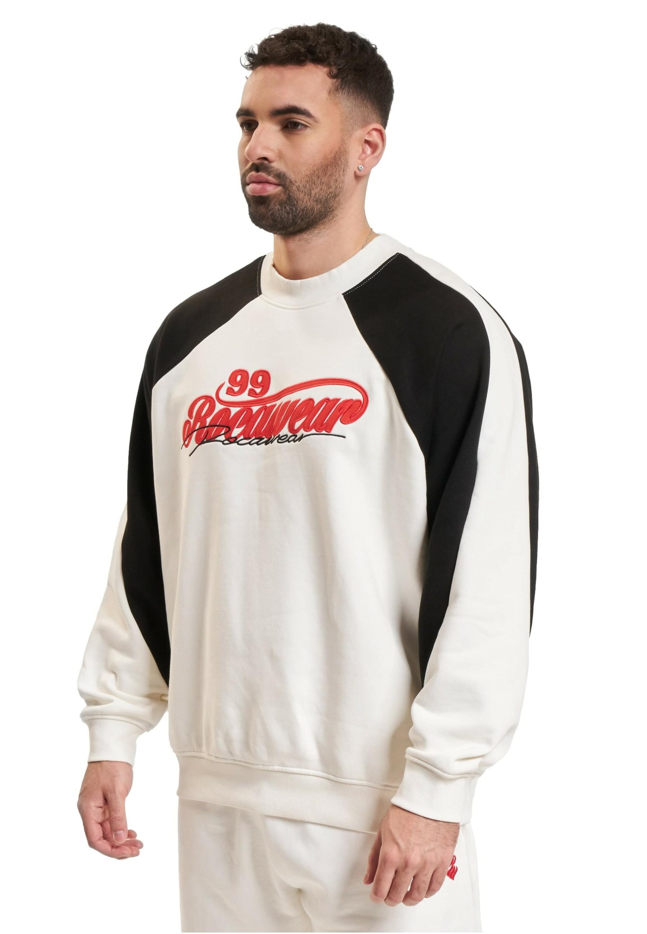 ROCAWEAR Mikina – bílá: přední strana