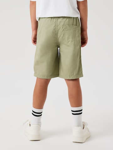 NAME IT Regular Trousers 'NKMRYAN' in Green