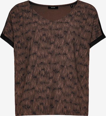 T-shirt OPUS en marron : devant