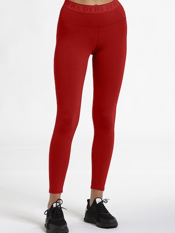 DEHA Skinny Sporthose in Rot