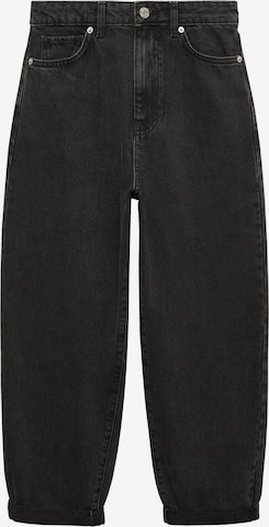 MANGO Loosefit Jeans 'Agata' in Zwart: voorkant