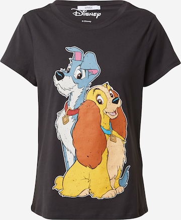 ONLY Shirt 'LADYTRAMP' in Grey: front