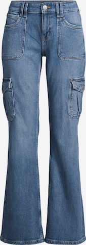 Bootcut Jeans cargo AÉROPOSTALE en gris : devant