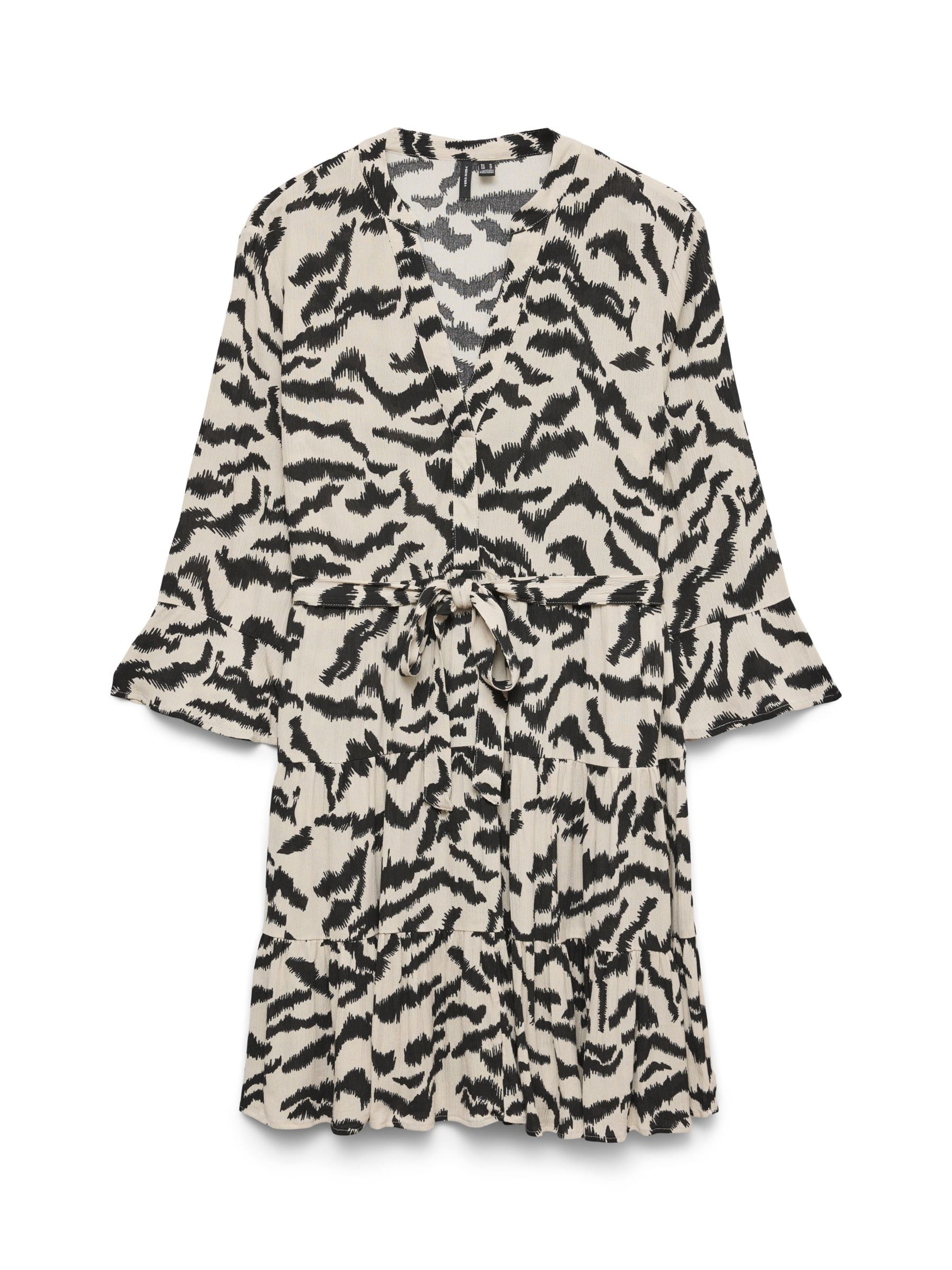 VERO MODA Jurk 'VMMenny' in Grijs: voorkant