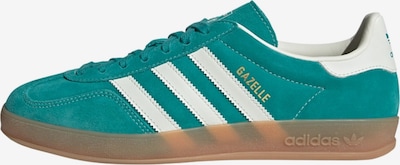 Sportbačiai be auliuko 'Gazelle' iš ADIDAS ORIGINALS, spalva – benzino spalva / balta, Prekių apžvalga