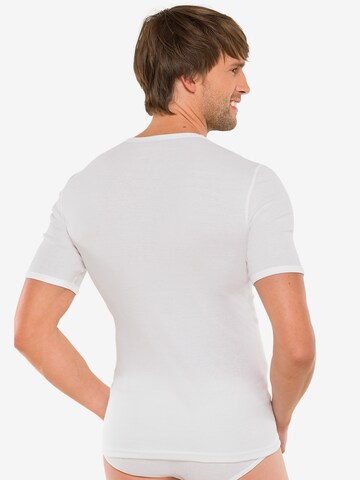 SCHIESSER Unterhemd ' Essentials Feinripp ' in Weiß