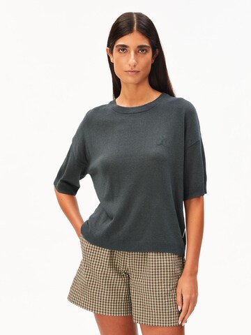 ARMEDANGELS T-Shirt LINEN BLEND in Grau: Vorderseite