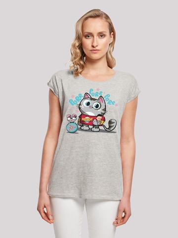 T-shirt F4NT4STIC en gris : devant