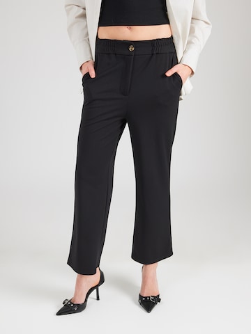 ABOUT YOU Loosefit Nadrág 'Leanne' - fekete: elől