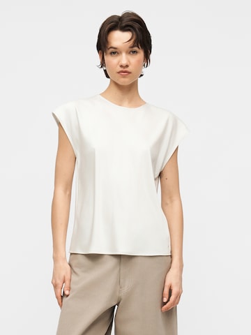 Calvin Klein Blouse in Wit: voorkant