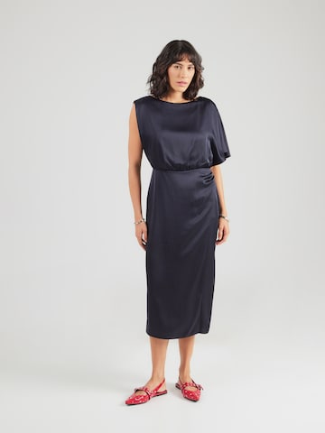 COMMA Jurk in Blauw: voorkant