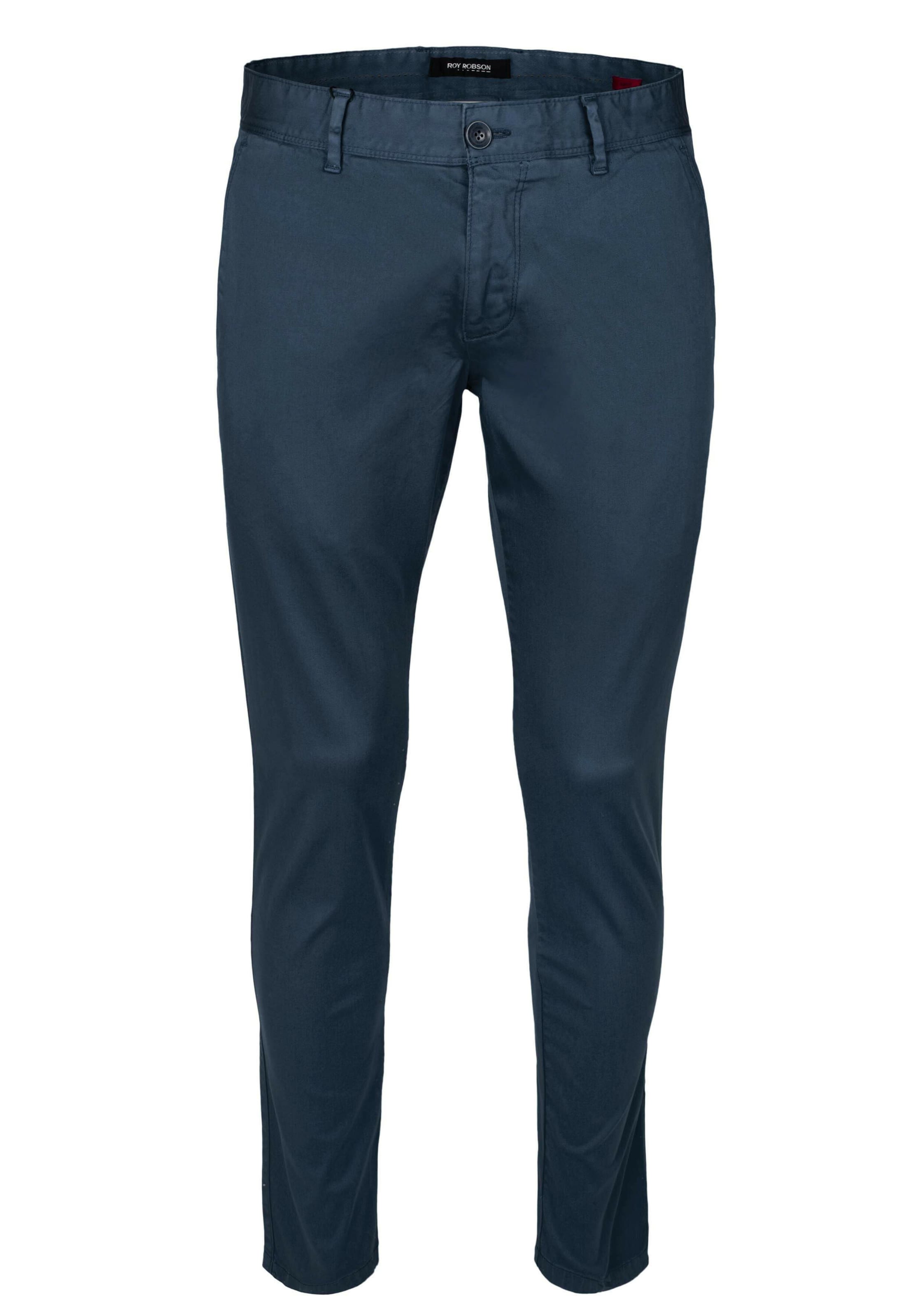 ROY ROBSON Chino 'Scott' in Blauw: voorkant