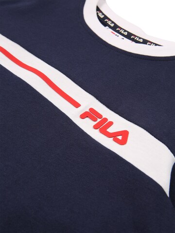 FILA Shirt 'FAVERGA regular graphic t-shirt' in Blue