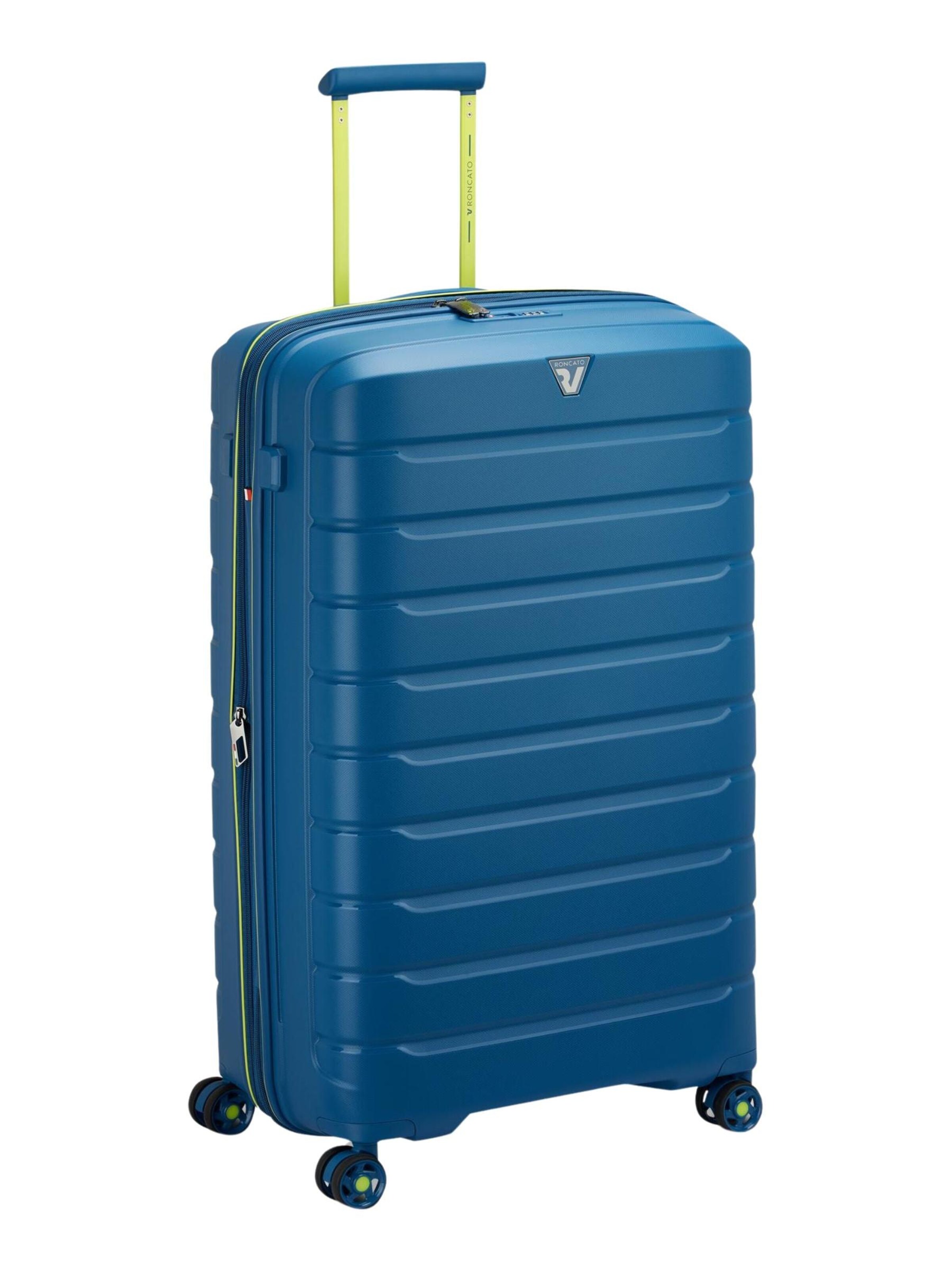 Trolley 'RONCATO TROLLEY GRANDE B-FLYING 4R 78CM EXP Valigie e Trolley' di Roncato in blu: frontale