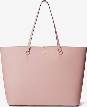 Lauren Ralph Lauren Shopper táska 'Karly' - rózsaszín: elől
