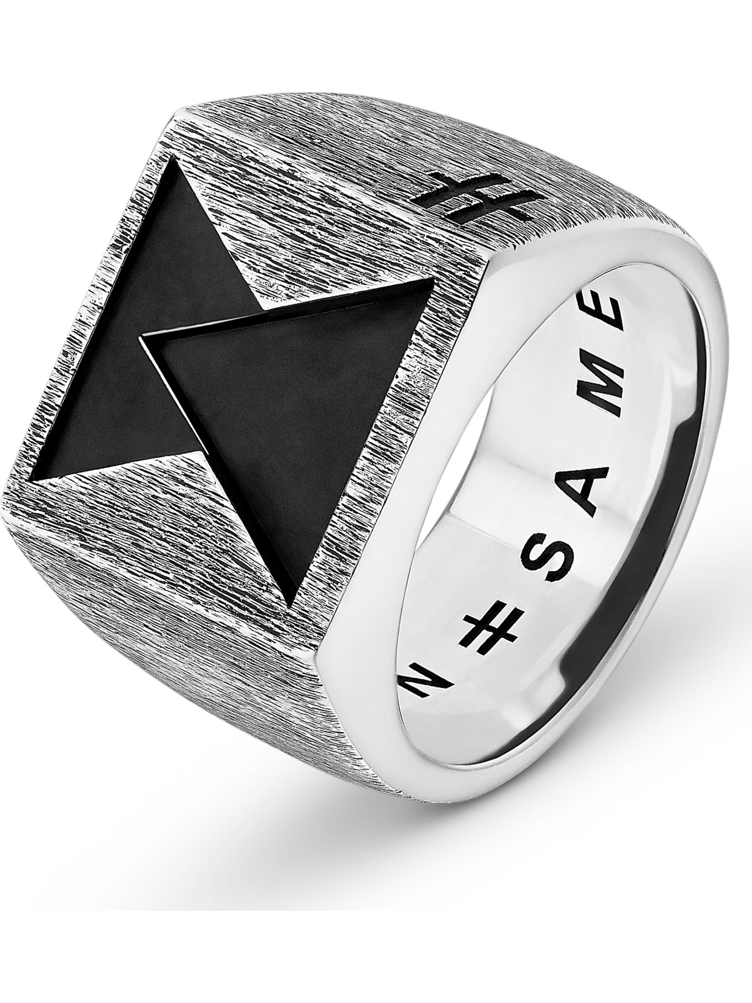 UNSAME Ring in Silber: Vorderseite