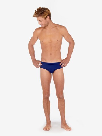 HOM Swim Trunks 'Sea Life' in Blue