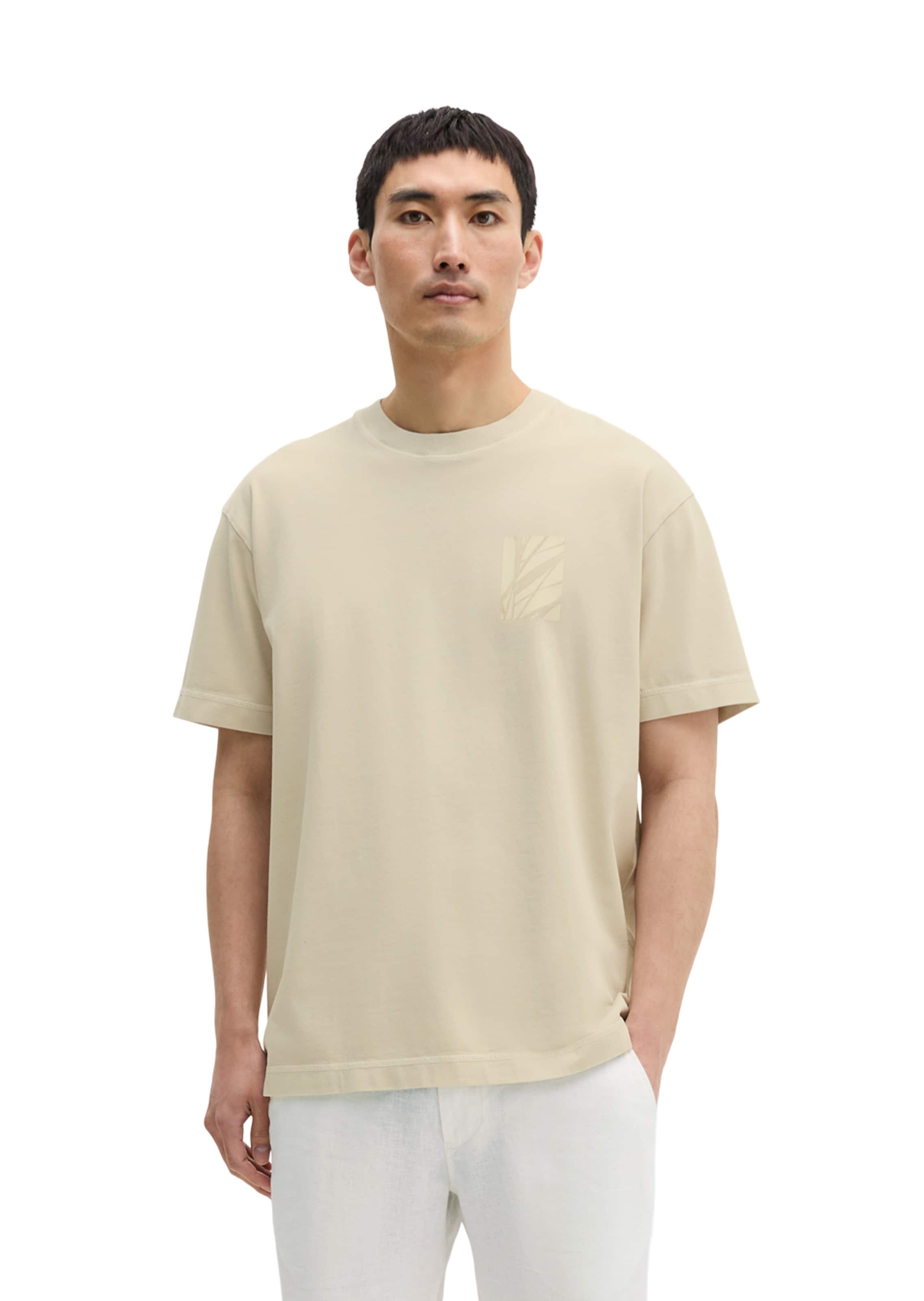 Marc O'Polo Shirt in Beige: voorkant
