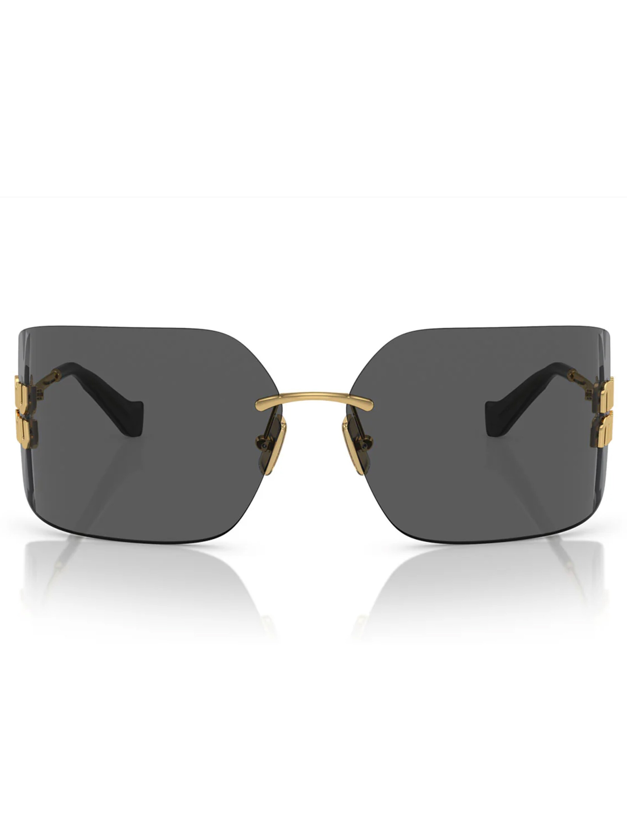 Miu Miu Sonnenbrille 'Miu Miu Occhiali da Sole MU54YS 5AK5S0 Oro/Grigio Scuro Donna'‌‌‌‌ in Gold