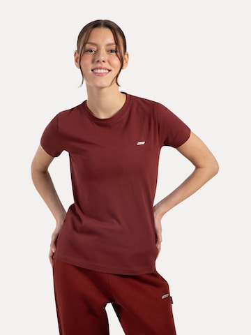 Smilodox T-Shirt ' Laurena ' in Braun: Vorderseite