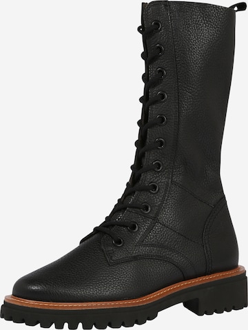 Paul Green Lace-up boot in Black: front