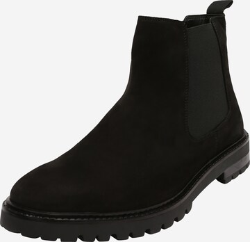 ABOUT YOU - Botas chelsea 'Enrico' em preto: frente