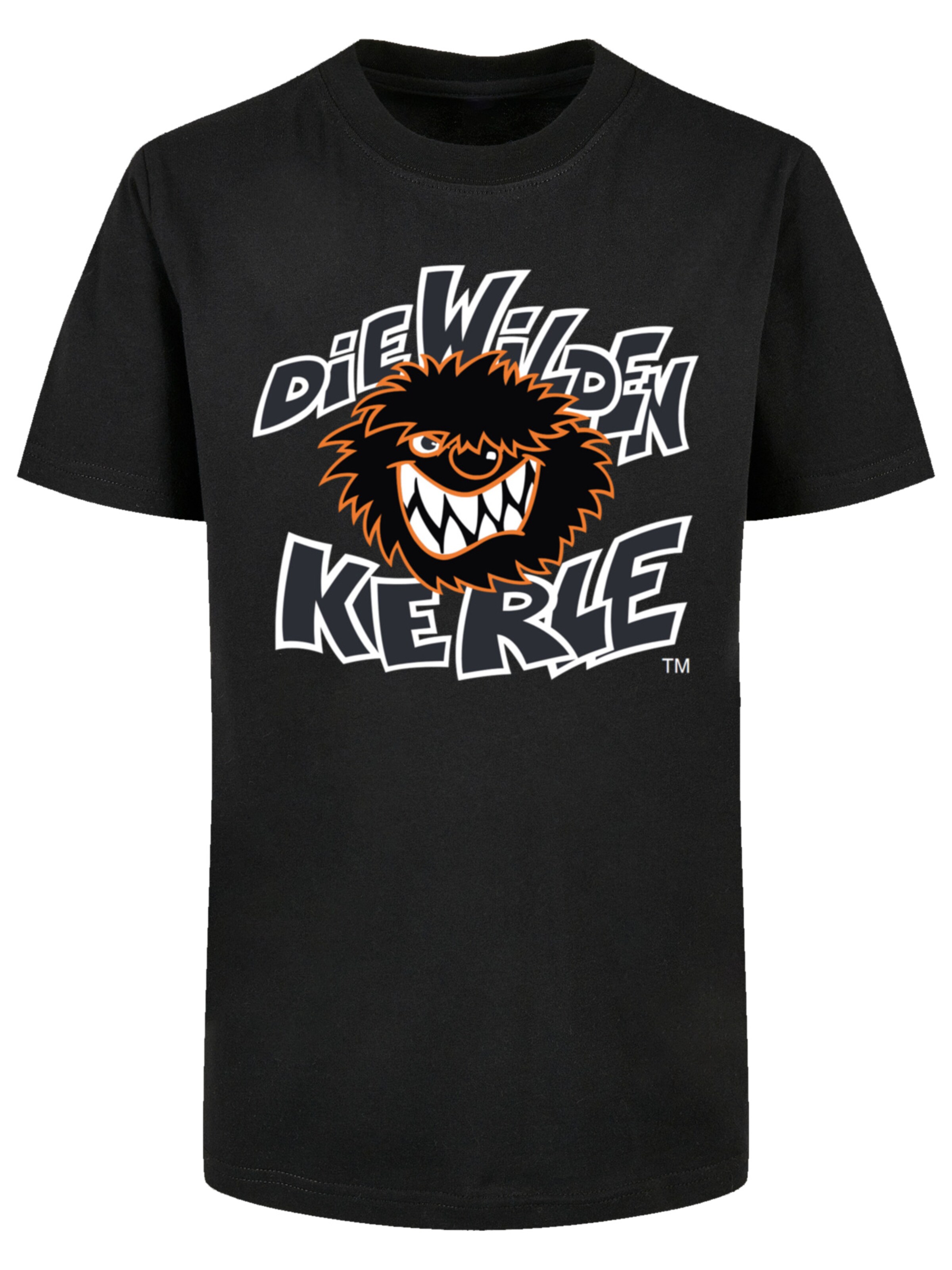 T-Shirt 'Die Wilden Kerle ' F4NT4STIC en noir : devant