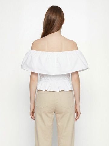 T-shirt ' Serena ' ITS MAY en blanc