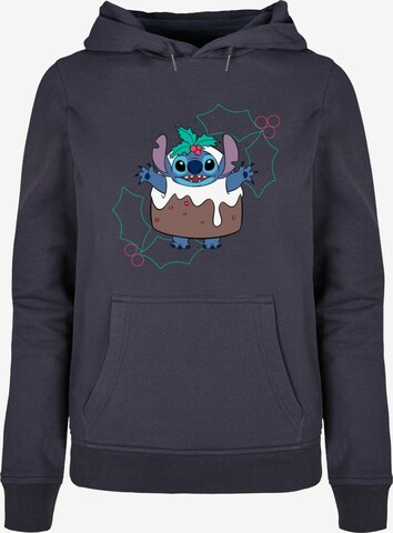 ABSOLUTE CULT Sweatshirt 'Lilo And Stitch - Pudding Holly' in Blau: predná strana