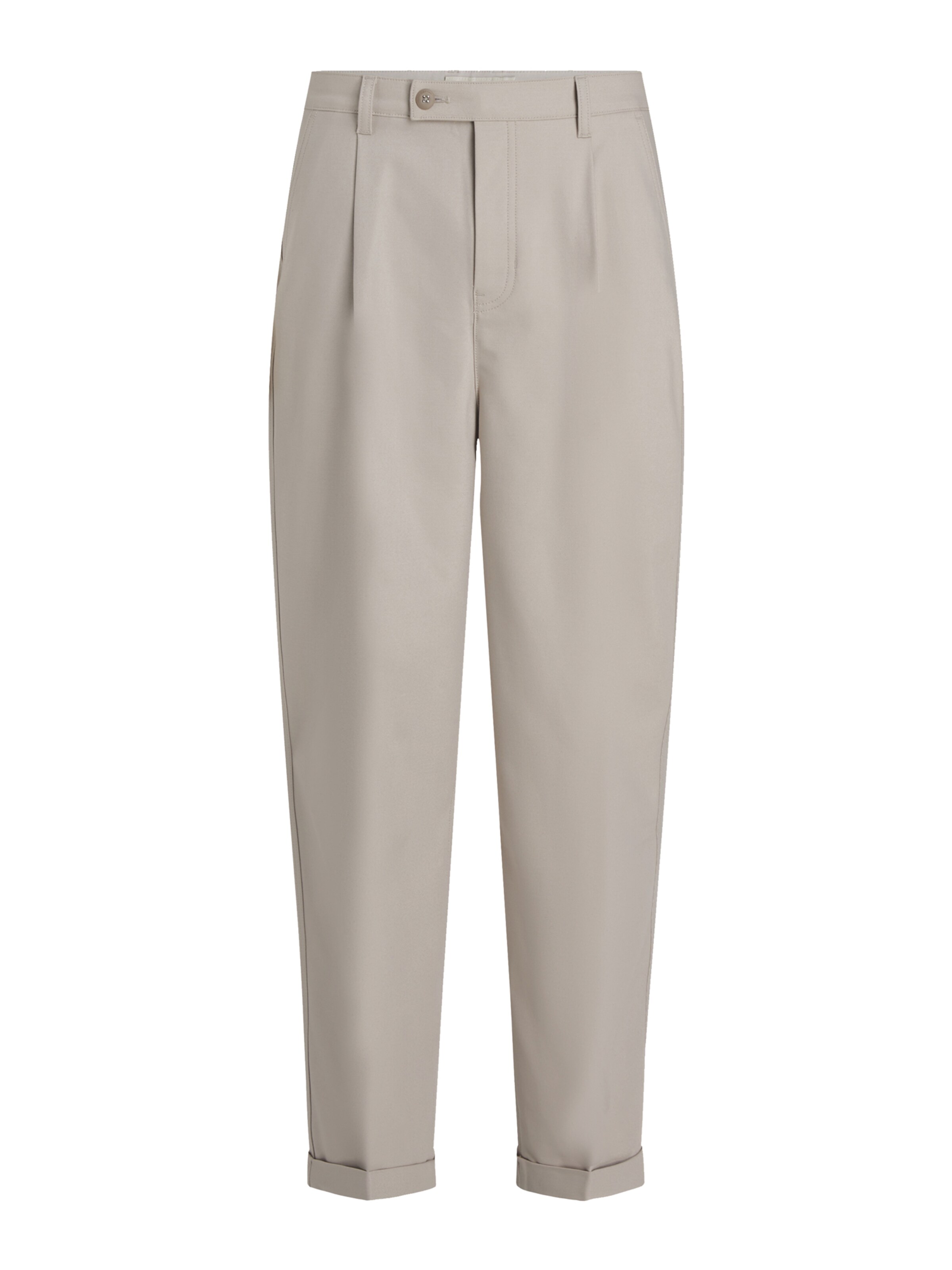 Loosefit Pantalon à plis Calvin Klein Jeans en gris : devant