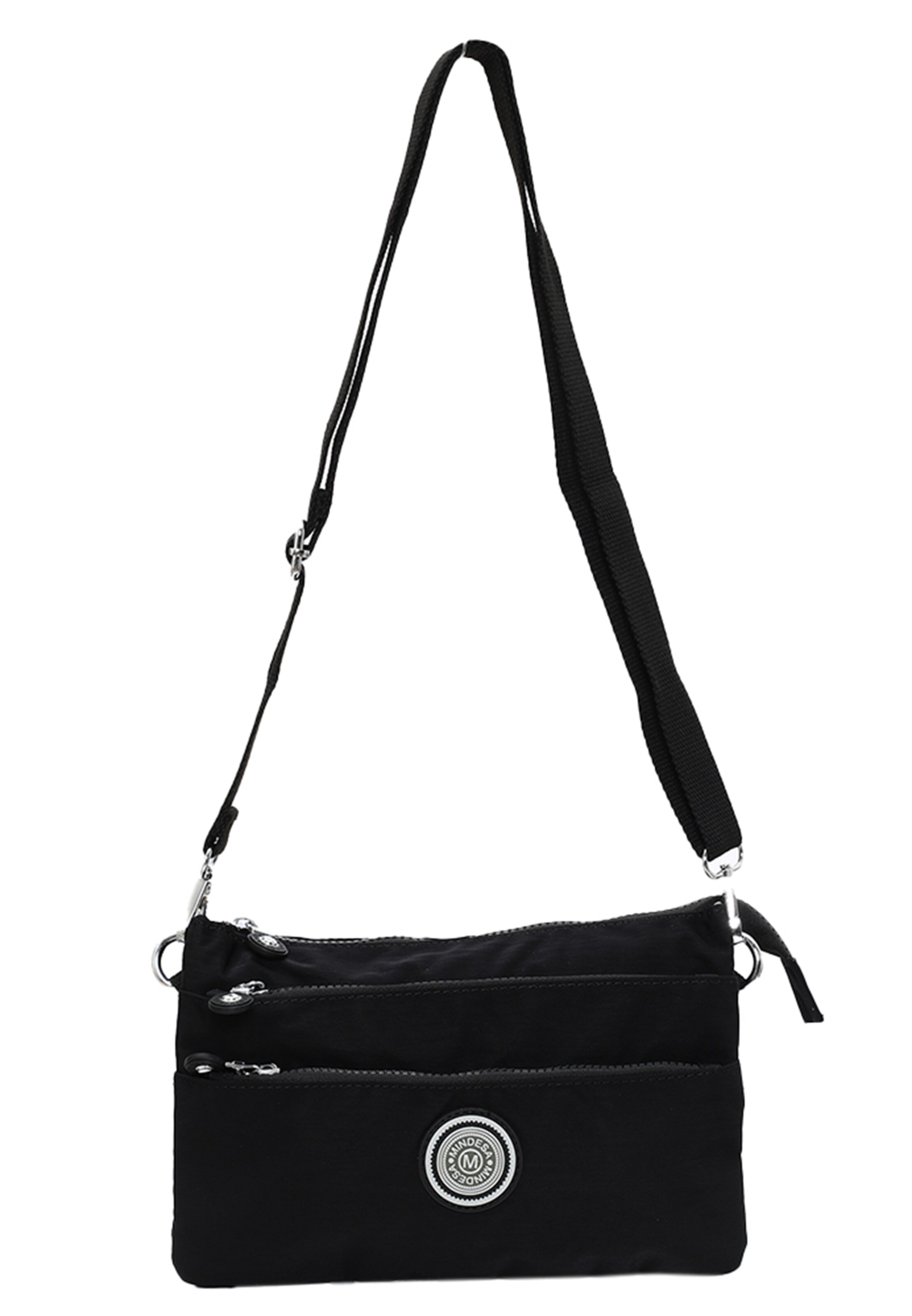 Mindesa Schoudertas in Zwart: voorkant