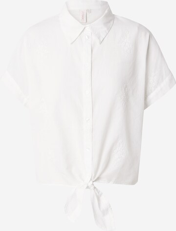 ONLY Блуза 'ONLTUNI' в бяло: отпред