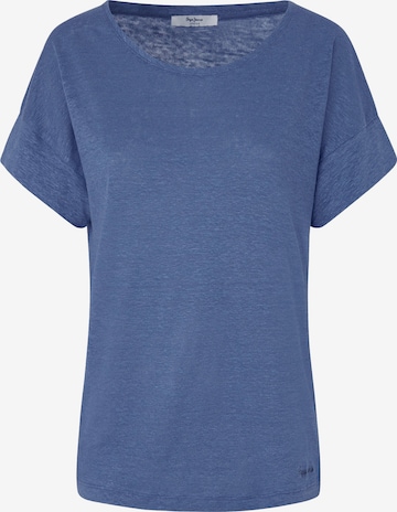 Pepe Jeans Shirt 'KAT' in Blauw: voorkant