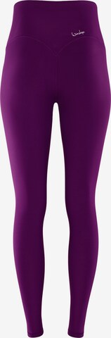 Winshape Skinny Športové nohavice 'HWL117C' - fialová