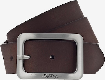 Ceinture MUSTANG en marron : devant