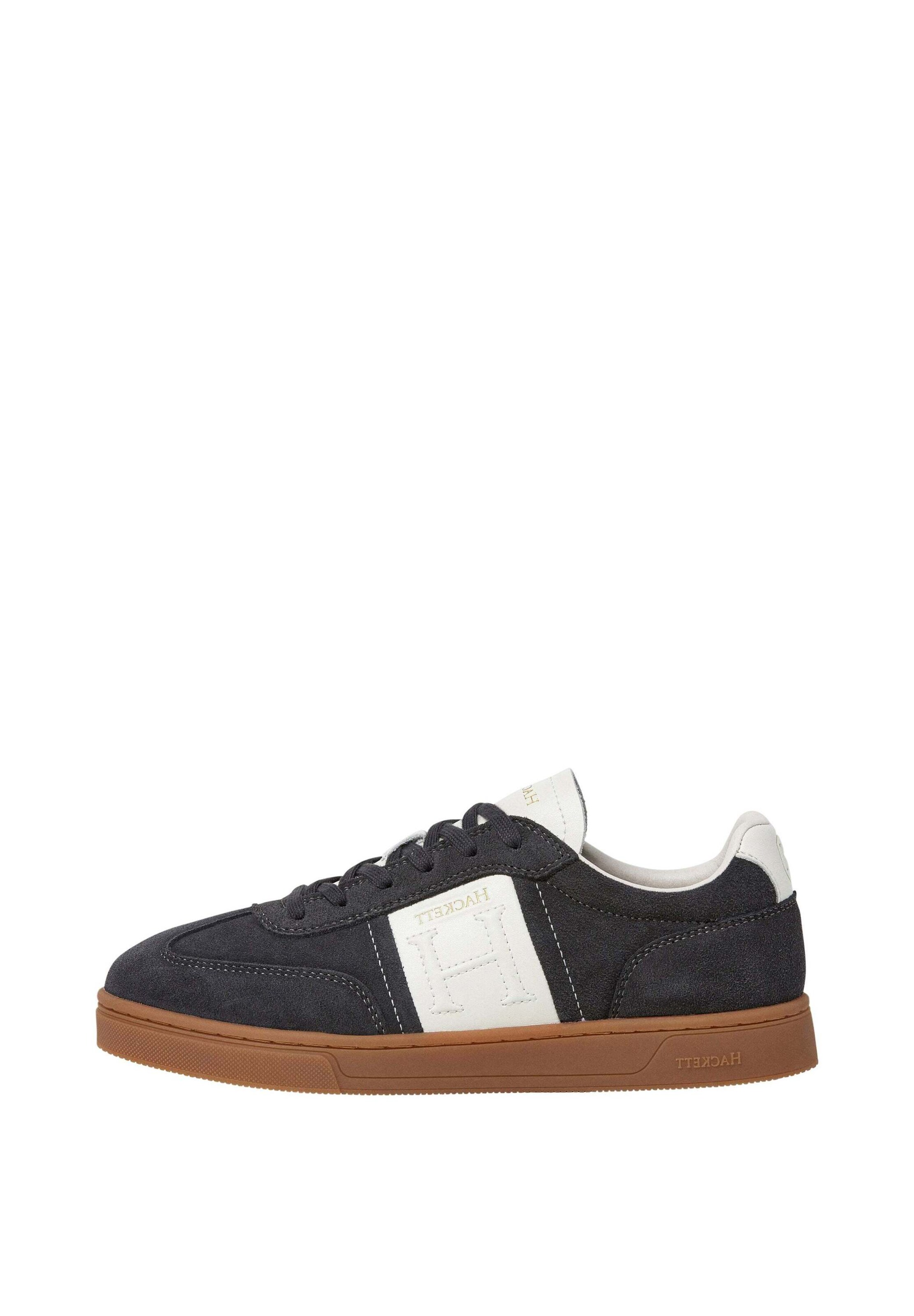 Hackett London Sneakers laag 'Harper League' in Grijs: voorkant