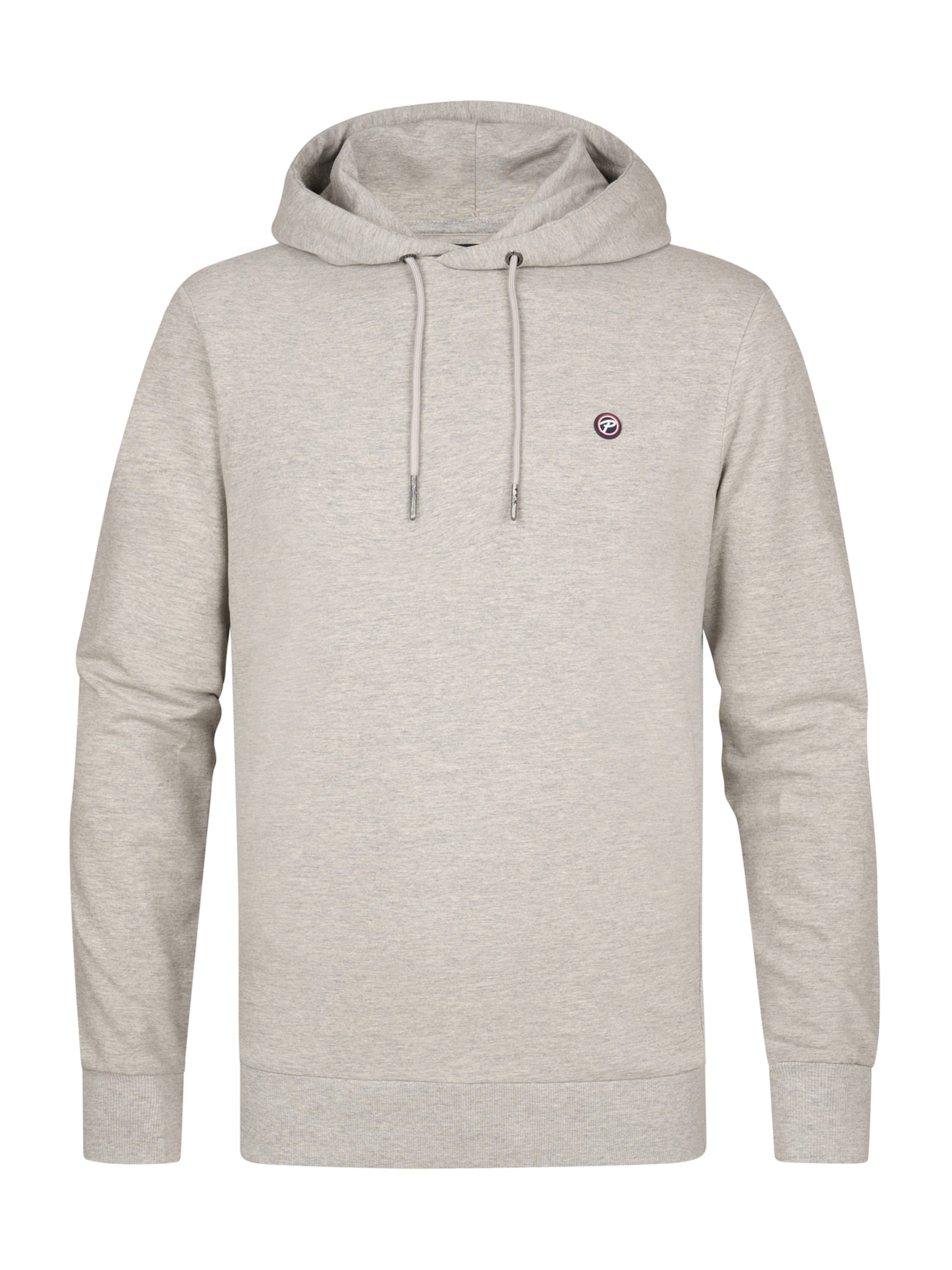 Petrol Industries Свитшот 'Driftwood' в Серый: спереди