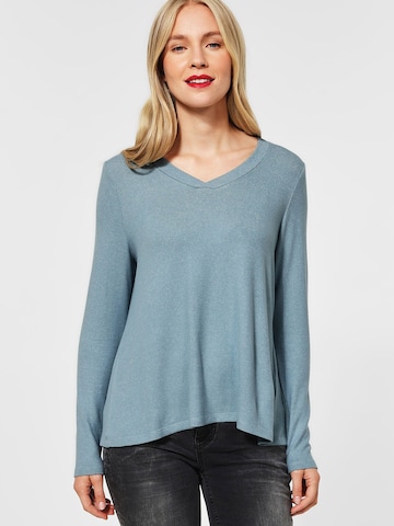 STREET ONE Sweater in Blue: front