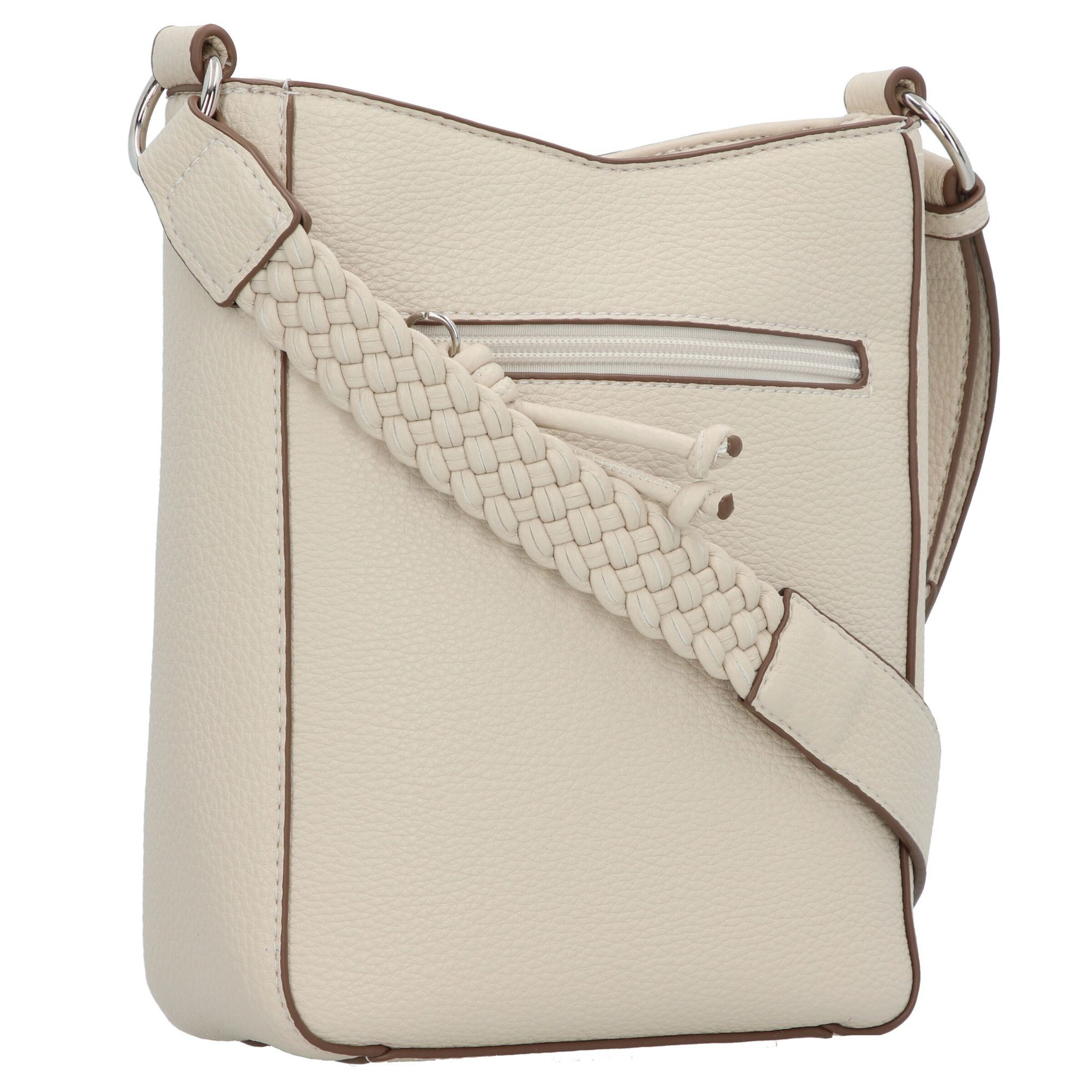 TOM TAILOR DENIM Umhängetasche 'Neda' in Beige