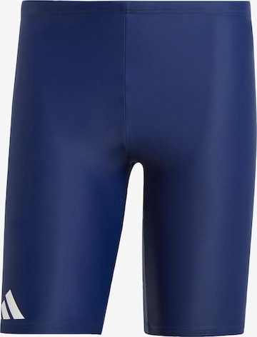 ADIDAS PERFORMANCE Athletic Swim Trunks in Blue: front