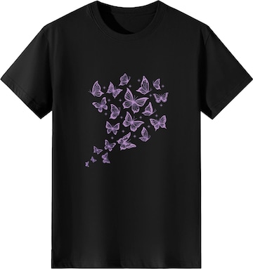 T-shirt LapaPlus en noir : devant