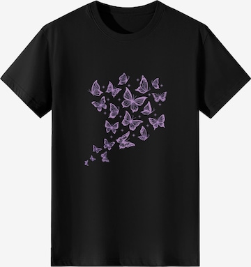 T-shirt LapaPlus en noir : devant