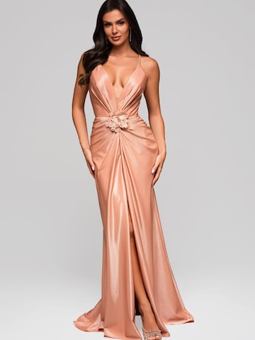 Ombre Evening dress in Orange