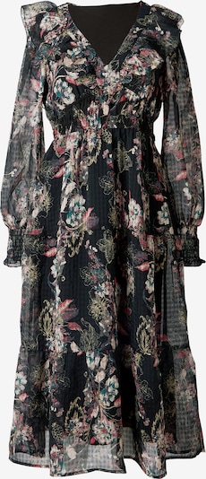 Suknelė 'VMPetra' iš VERO MODA, spalva – benzino spalva / ryškiai rožinė spalva / šviesiai raudona / juoda, Prekių apžvalga