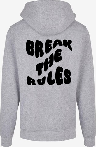 Sweat-shirt 'Break The Rules' Merchcode en gris